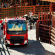 Illustration for article titled Viral Video: New Volvo FL Chased By Bulls
